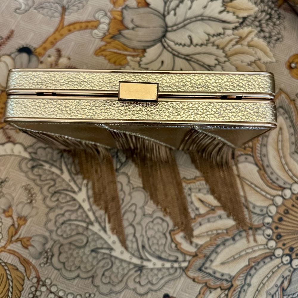 Disney Gold Fringe Evening Clutch or Crossbody - Picture 4 of 6